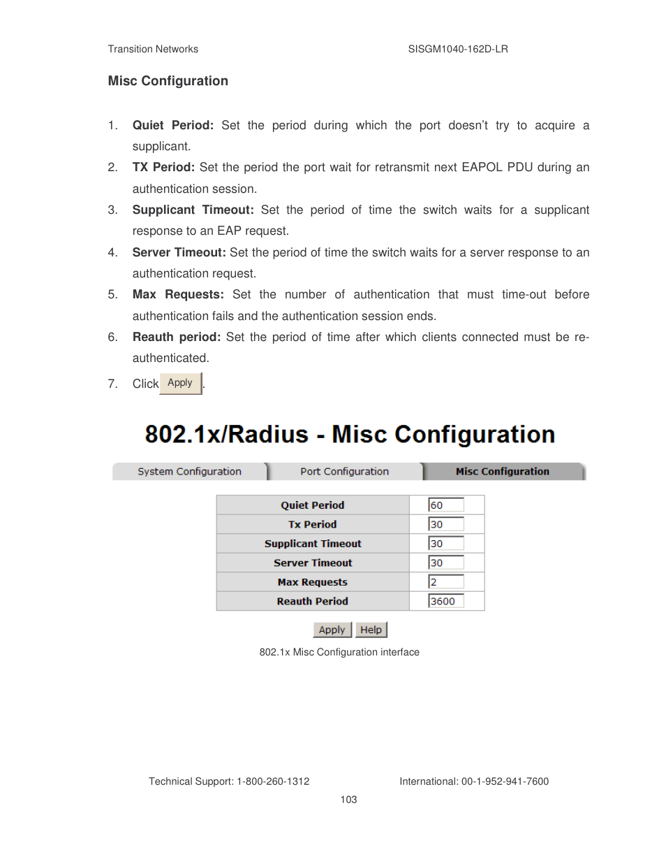 Transition Networks SISGM1040-162D User Manual | Page 110 / 132