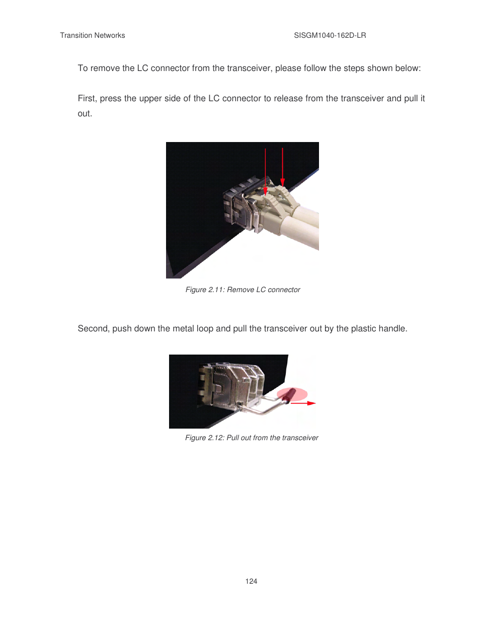 Transition Networks SISGM1040-162D User Manual | Page 131 / 132