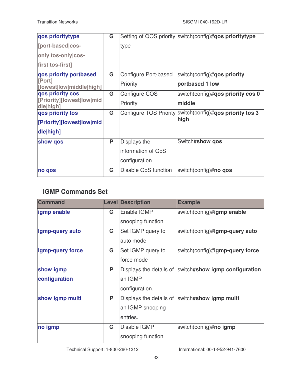 Transition Networks SISGM1040-162D User Manual | Page 40 / 132