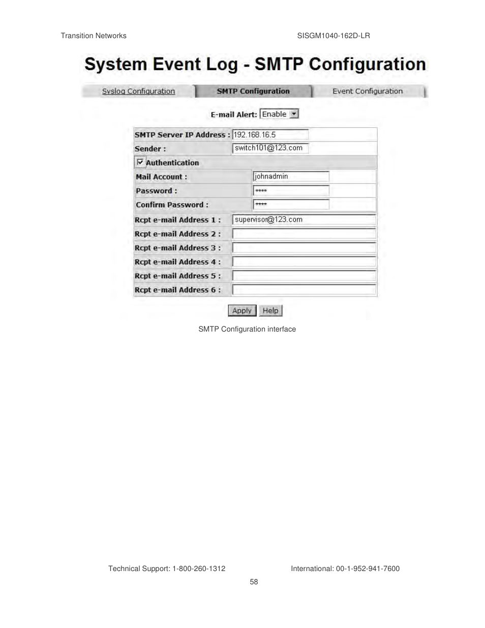 Transition Networks SISGM1040-162D User Manual | Page 65 / 132