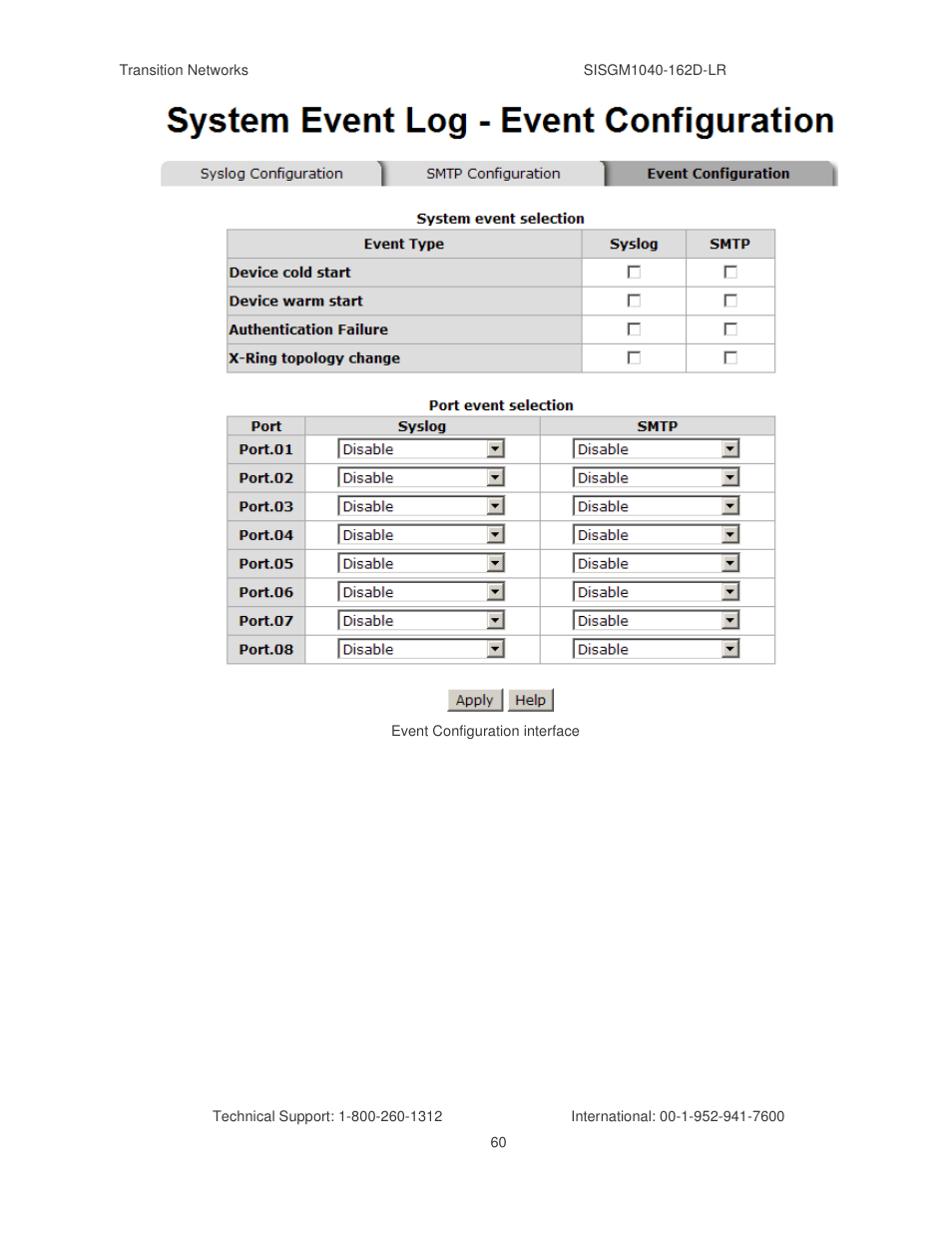 Transition Networks SISGM1040-162D User Manual | Page 67 / 132