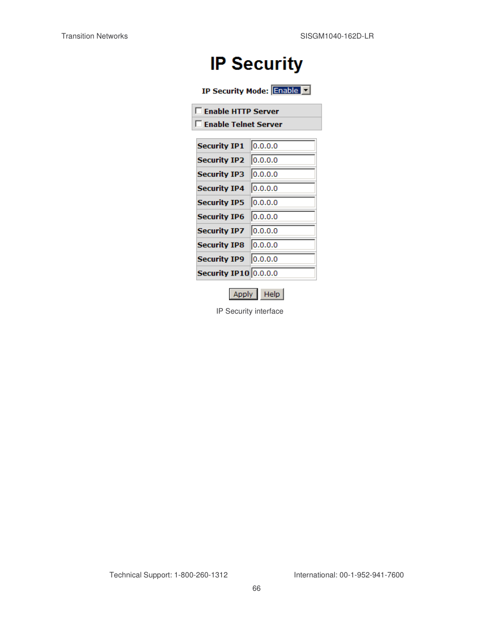 Transition Networks SISGM1040-162D User Manual | Page 73 / 132
