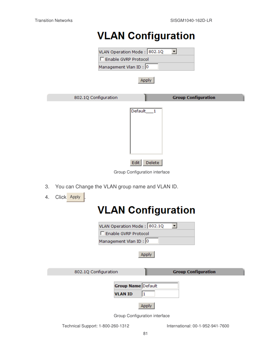 Transition Networks SISGM1040-162D User Manual | Page 88 / 132