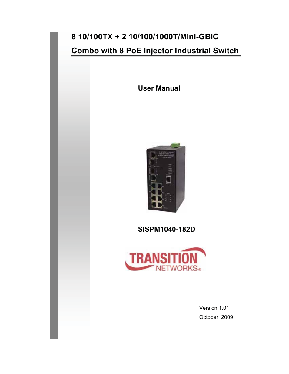 Transition Networks SISPM1040-182D User Manual | 157 pages