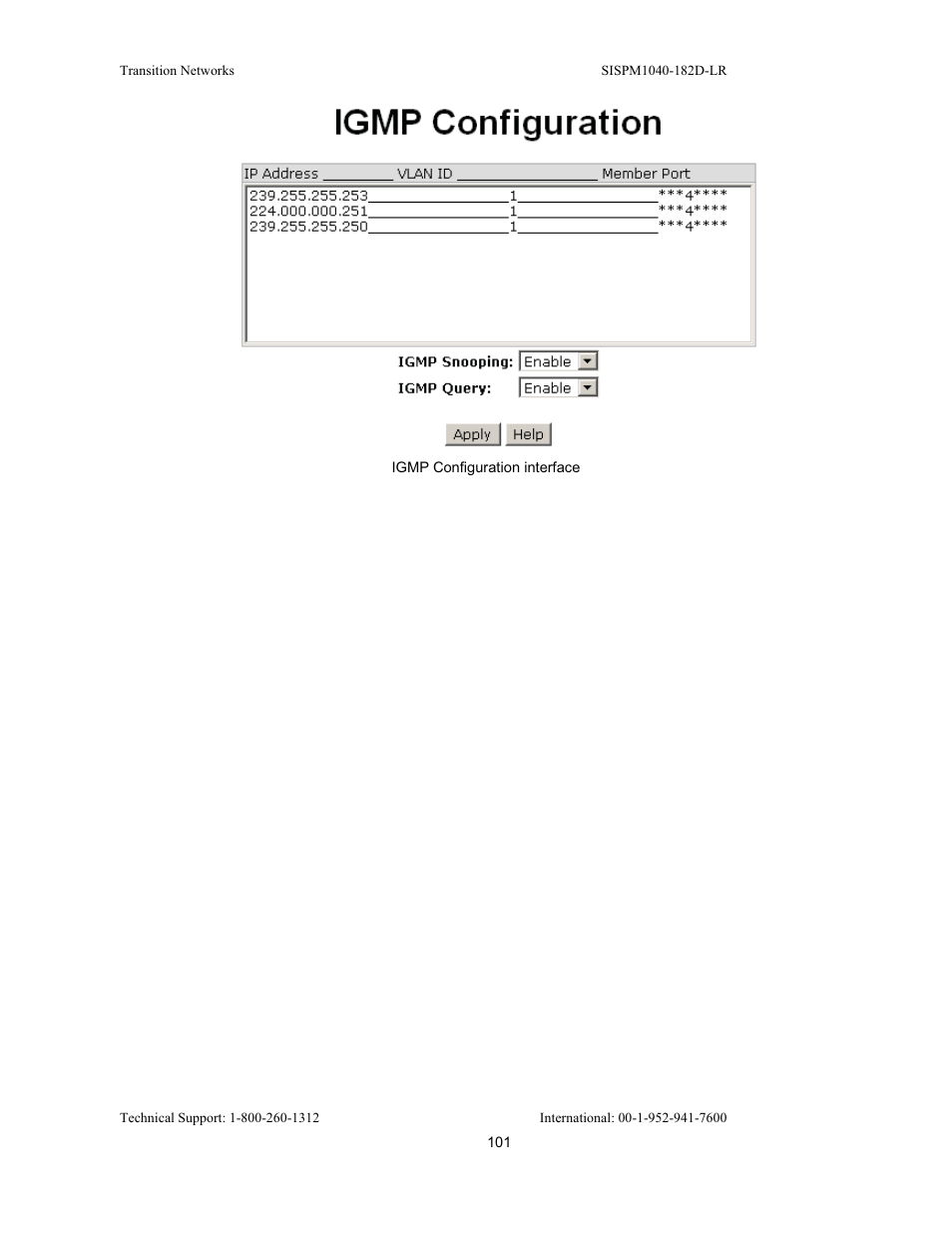 Transition Networks SISPM1040-182D User Manual | Page 109 / 157