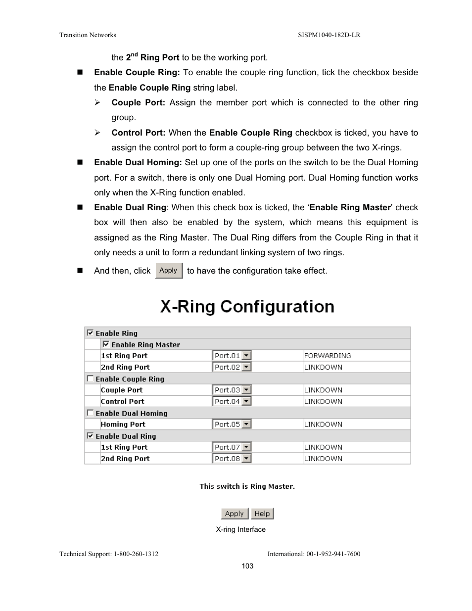 Transition Networks SISPM1040-182D User Manual | Page 111 / 157