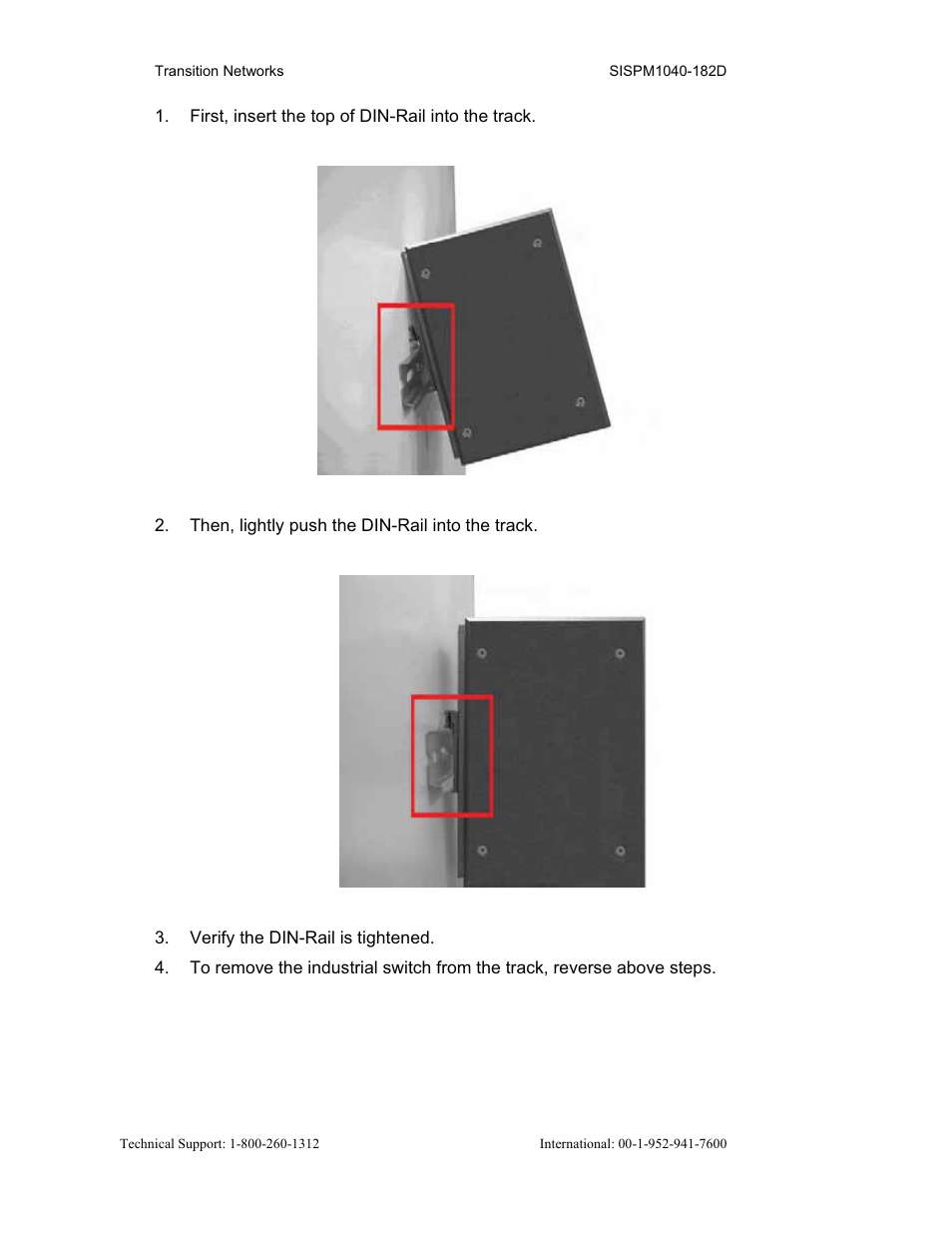 Transition Networks SISPM1040-182D User Manual | Page 23 / 157