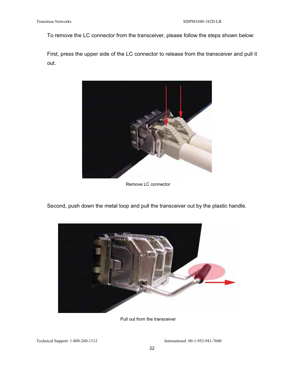 Transition Networks SISPM1040-182D User Manual | Page 30 / 157