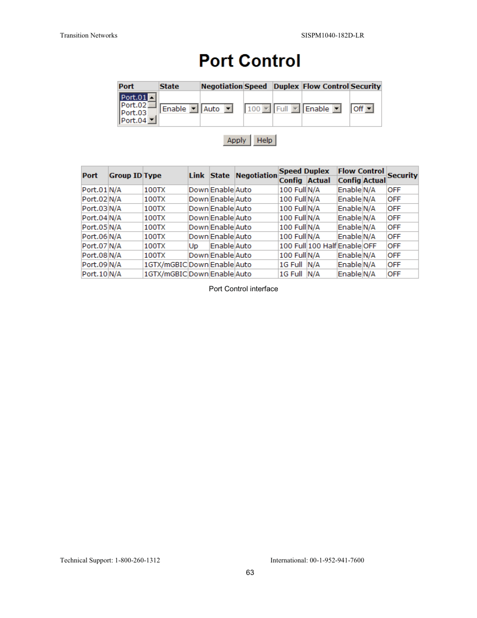 Transition Networks SISPM1040-182D User Manual | Page 71 / 157