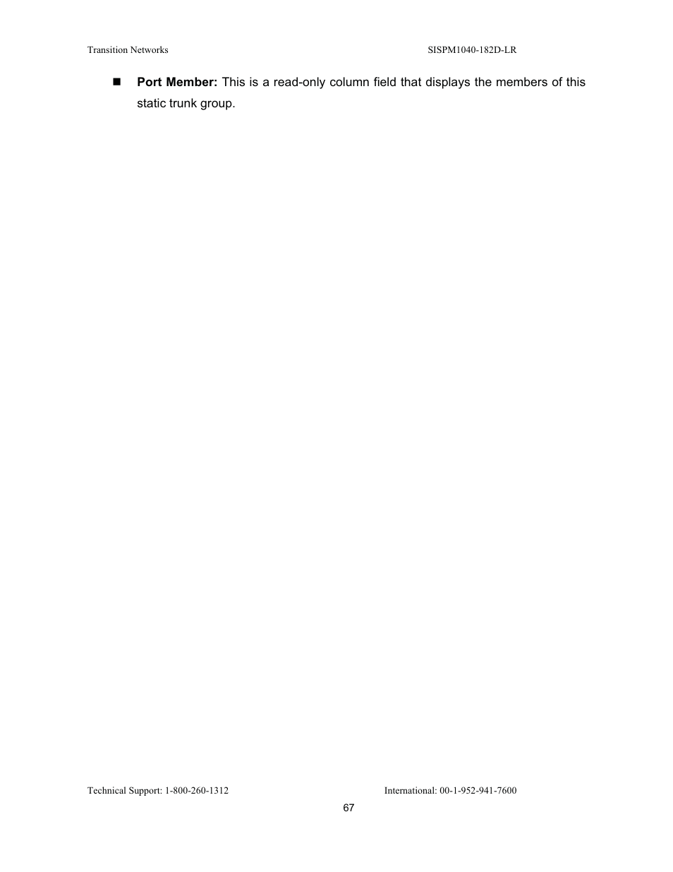 Transition Networks SISPM1040-182D User Manual | Page 75 / 157