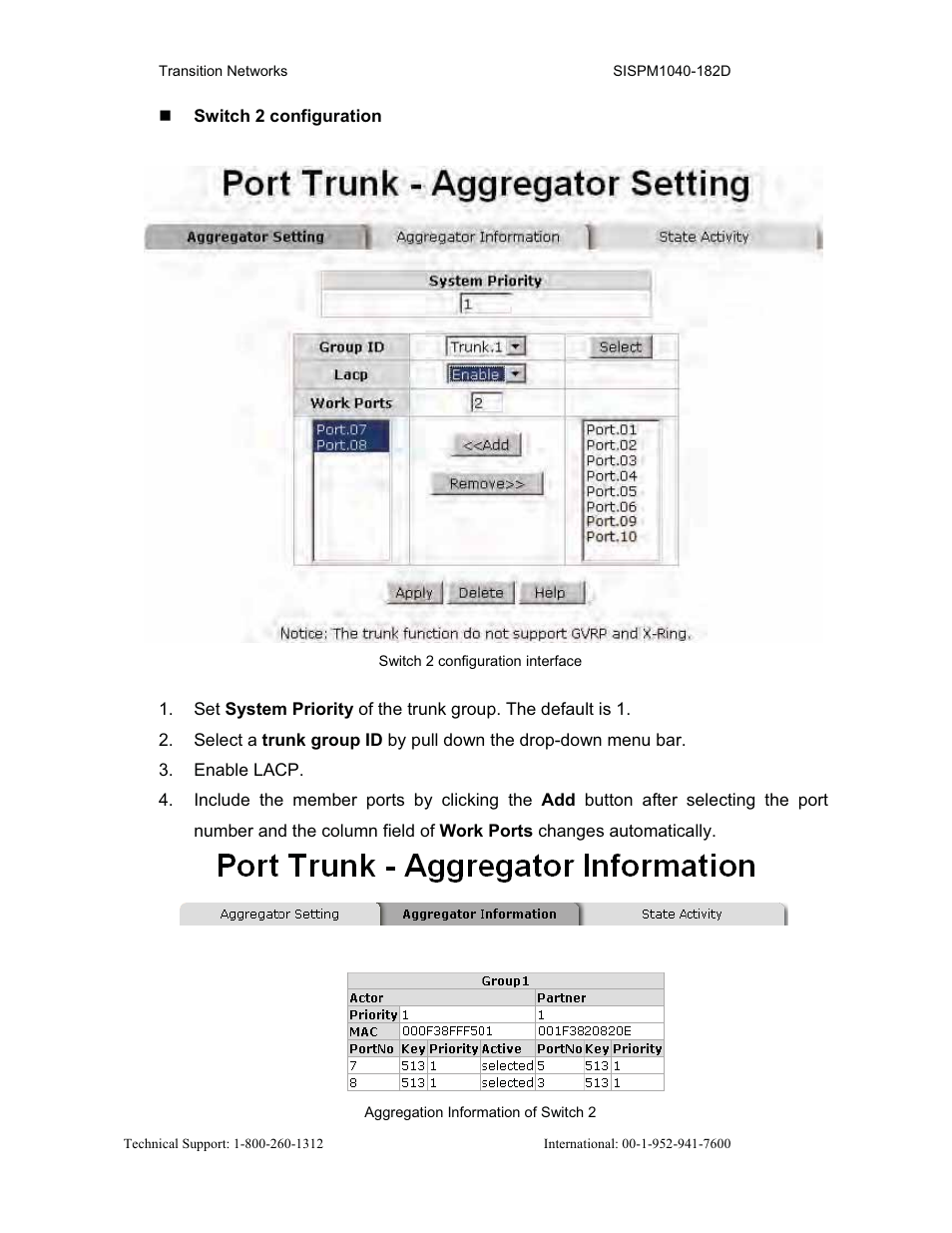 Transition Networks SISPM1040-182D User Manual | Page 78 / 157