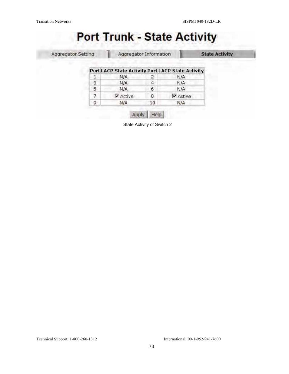 Transition Networks SISPM1040-182D User Manual | Page 81 / 157