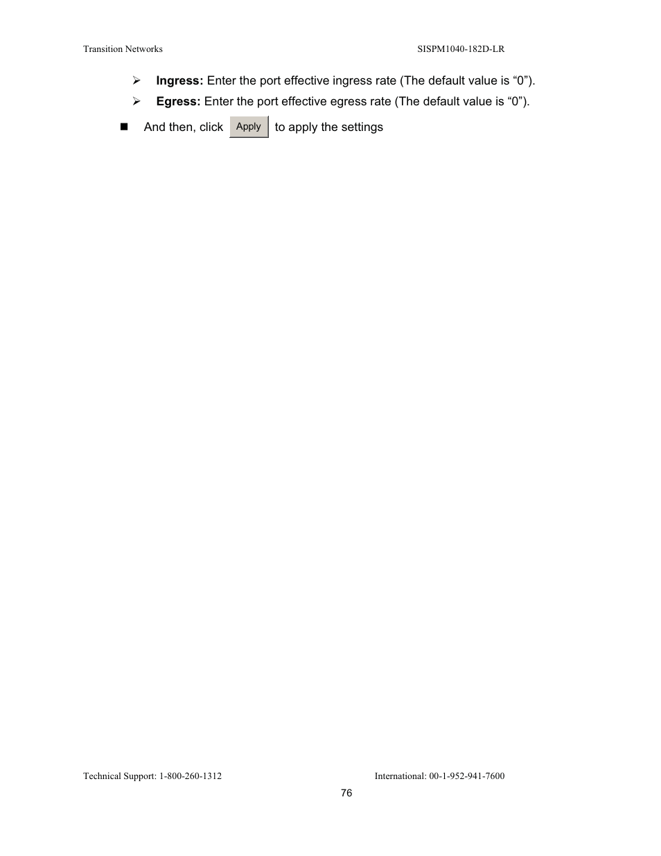 Transition Networks SISPM1040-182D User Manual | Page 84 / 157