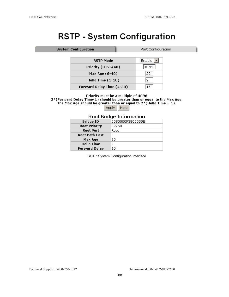 Transition Networks SISPM1040-182D User Manual | Page 96 / 157