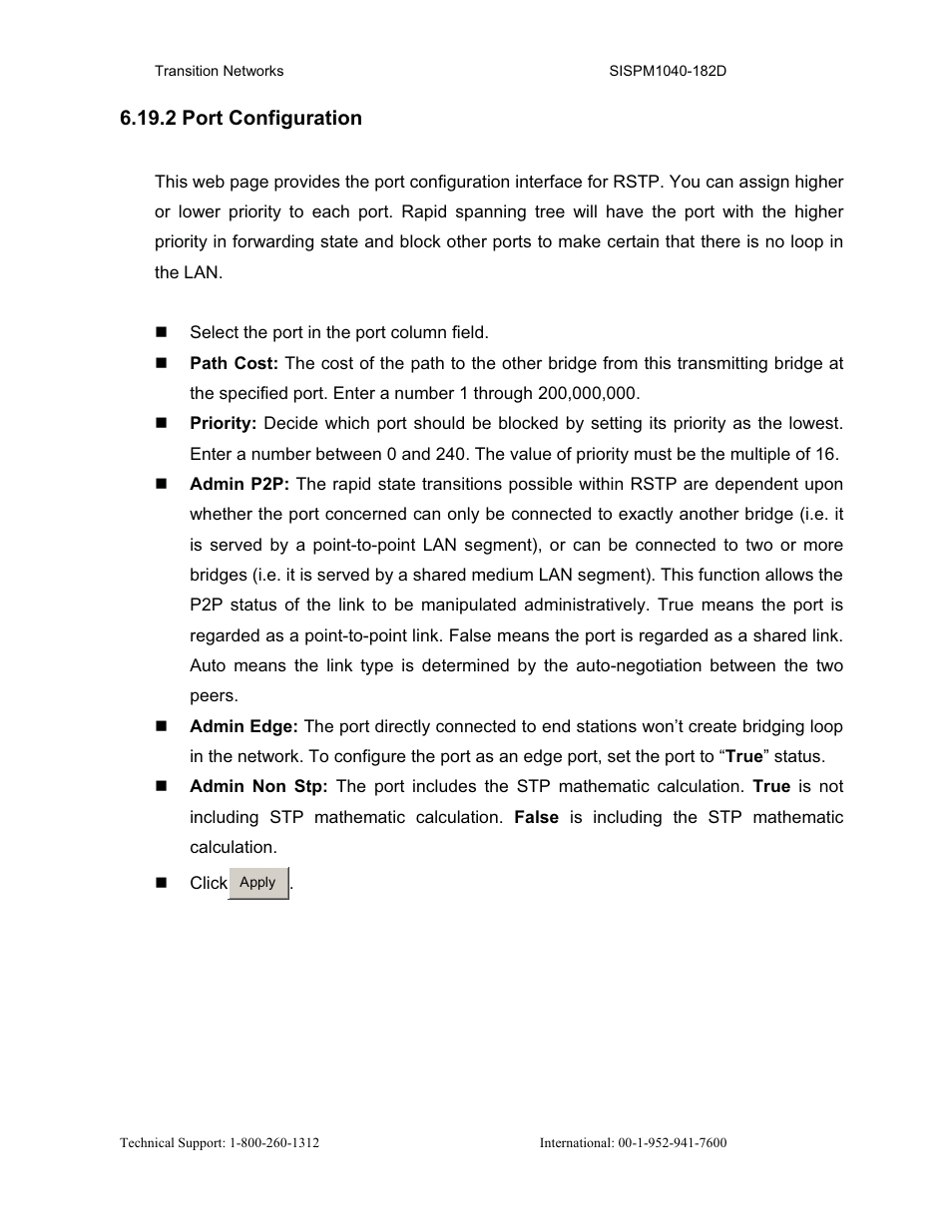 2 port configuration | Transition Networks SISPM1040-182D User Manual | Page 97 / 157