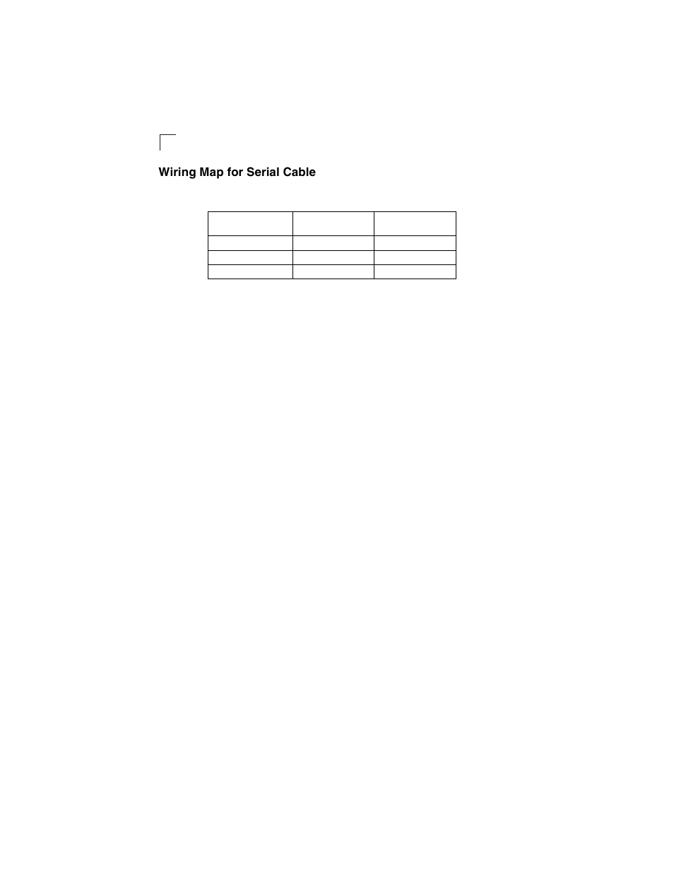 Wiring map for serial cable, Table 3-1, Serial cable wiring | Transition Networks SM24-100SFP-AH User Manual | Page 34 / 60