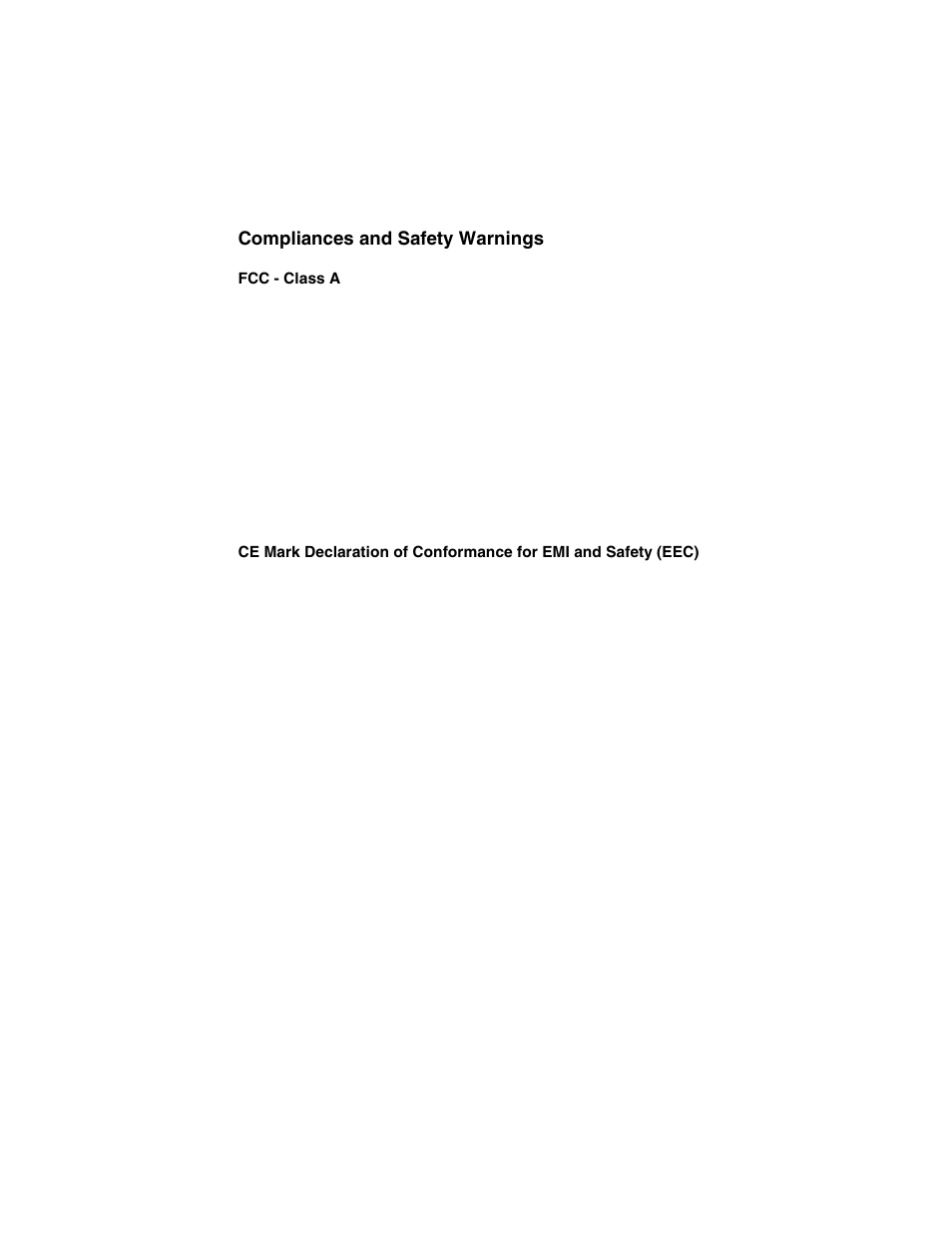 Compliances and safety warnings | Transition Networks SM24-100SFP-AH User Manual | Page 5 / 60