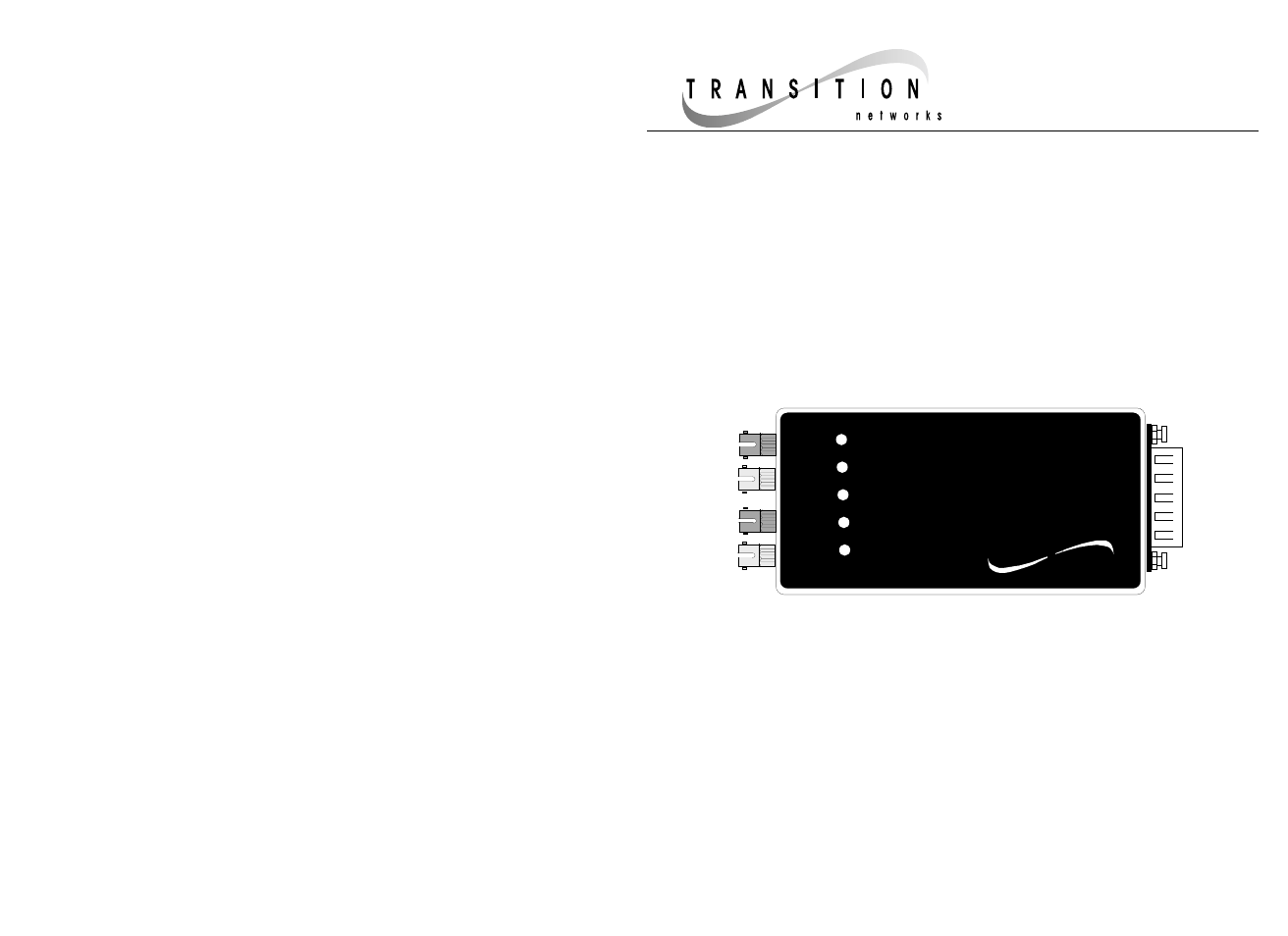 Transition Networks ETHERNET E-FL/RED-MC01 User Manual | 2 pages