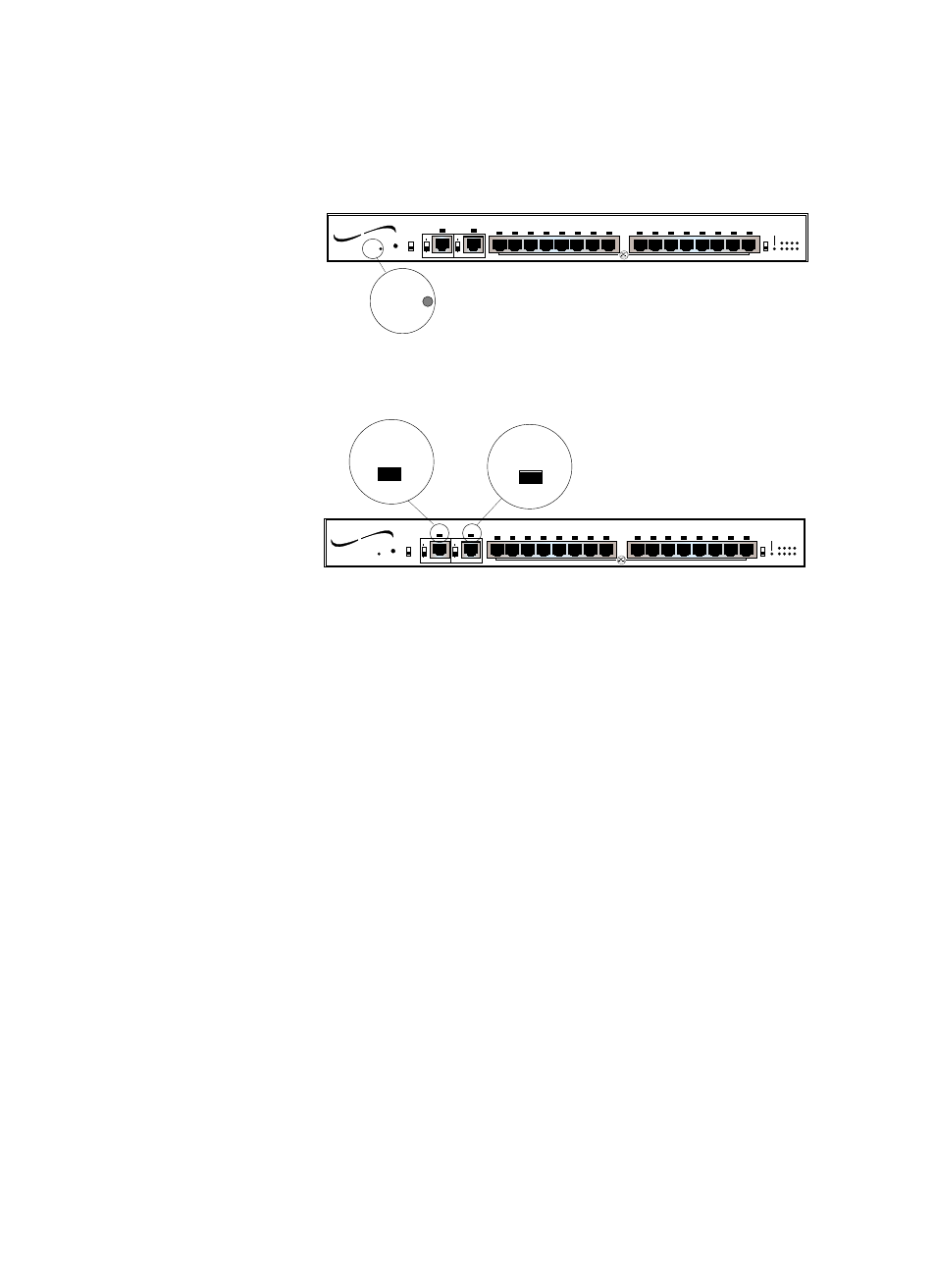 Indicators, Power led, Insert/normal leds | Stackmaster™tr, Normal insert, Power | Transition Networks STACKMASTER TR SMHB-TR-16 User Manual | Page 10 / 54