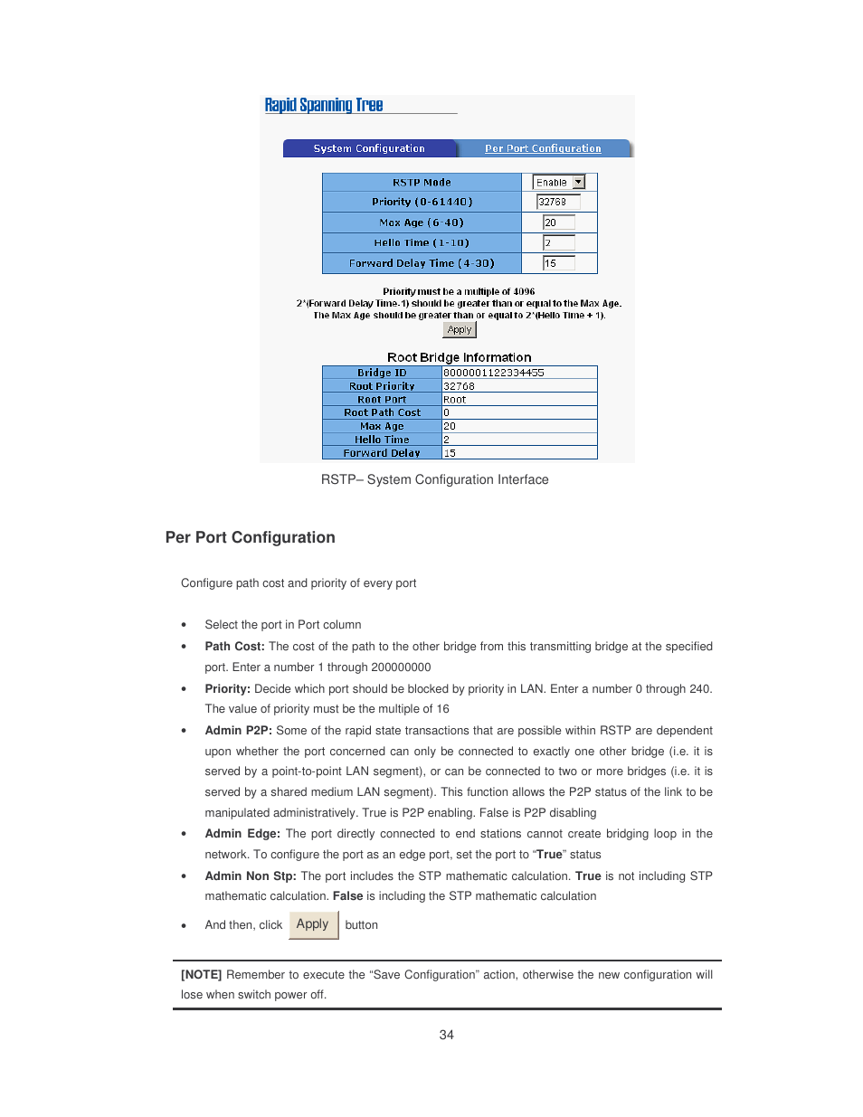 Per port configuration | Transition Networks SISTM10XX-162-LR User Manual | Page 39 / 57