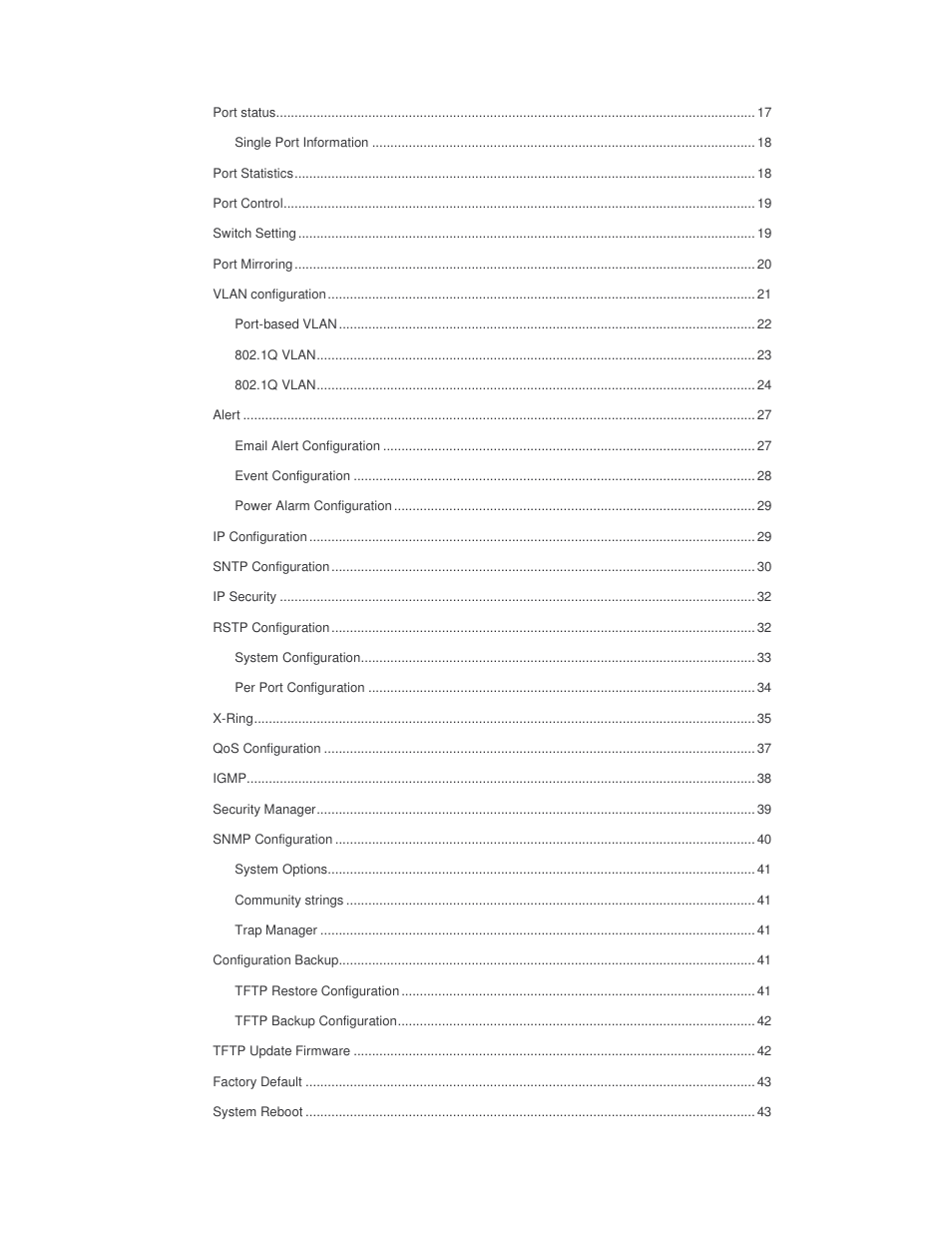 Transition Networks SISTM10XX-162-LR User Manual | Page 4 / 57