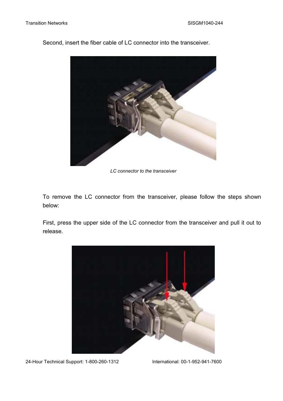 Transition Networks SISGM1040-244 User Manual | Page 23 / 117