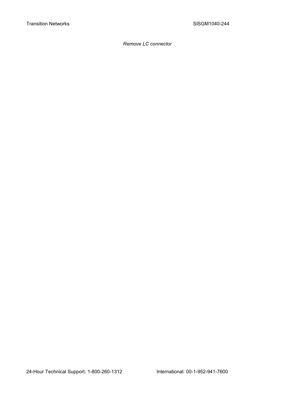 Transition Networks SISGM1040-244 User Manual | Page 24 / 117