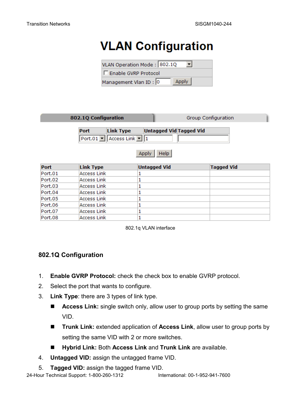 Transition Networks SISGM1040-244 User Manual | Page 93 / 117