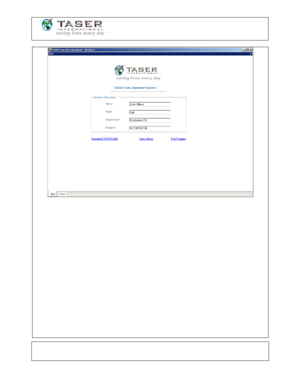 Taser cam user manual, Click the download taser cam link | Taser IT-INST-TC-001 User Manual | Page 19 / 37