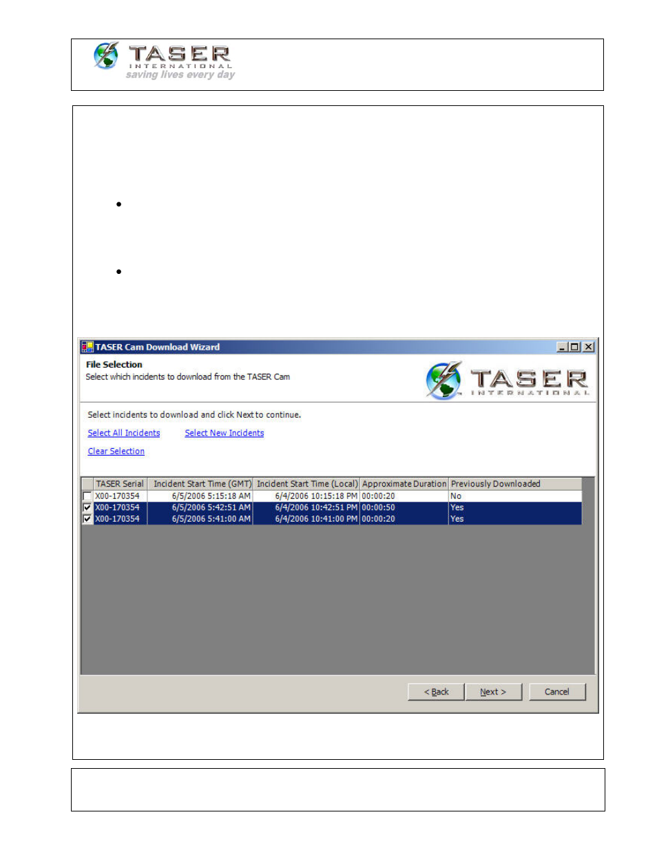 Taser cam user manual | Taser IT-INST-TC-001 User Manual | Page 21 / 37