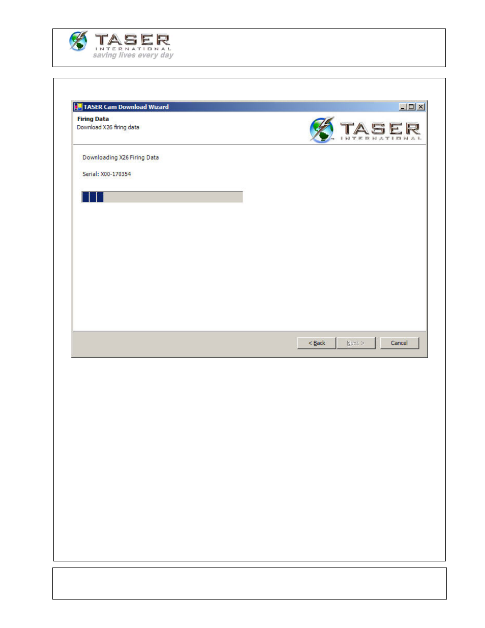 Taser cam user manual | Taser IT-INST-TC-001 User Manual | Page 26 / 37