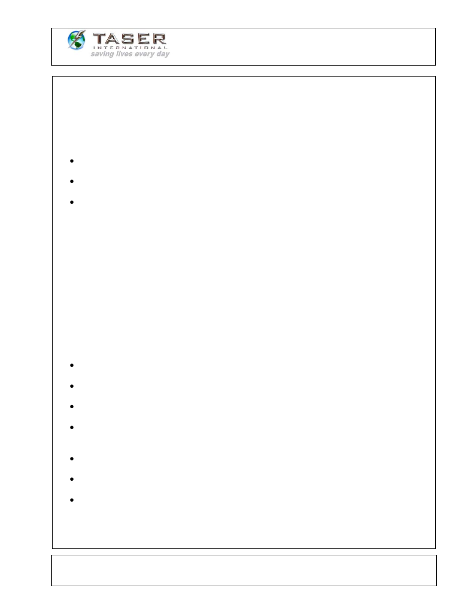 Taser cam user manual | Taser IT-INST-TC-001 User Manual | Page 34 / 37