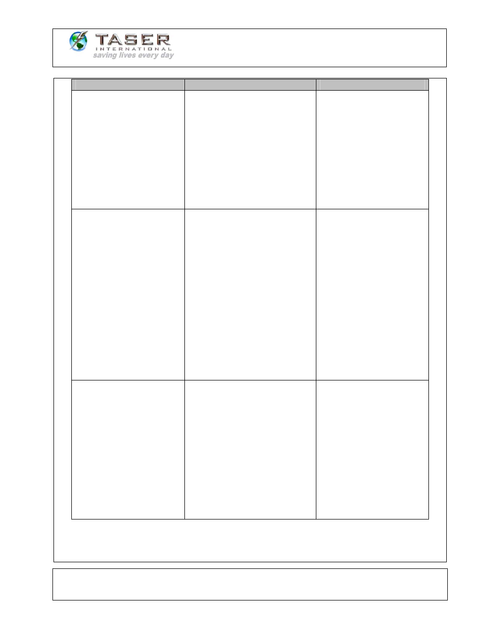 Taser cam user manual | Taser IT-INST-TC-001 User Manual | Page 36 / 37