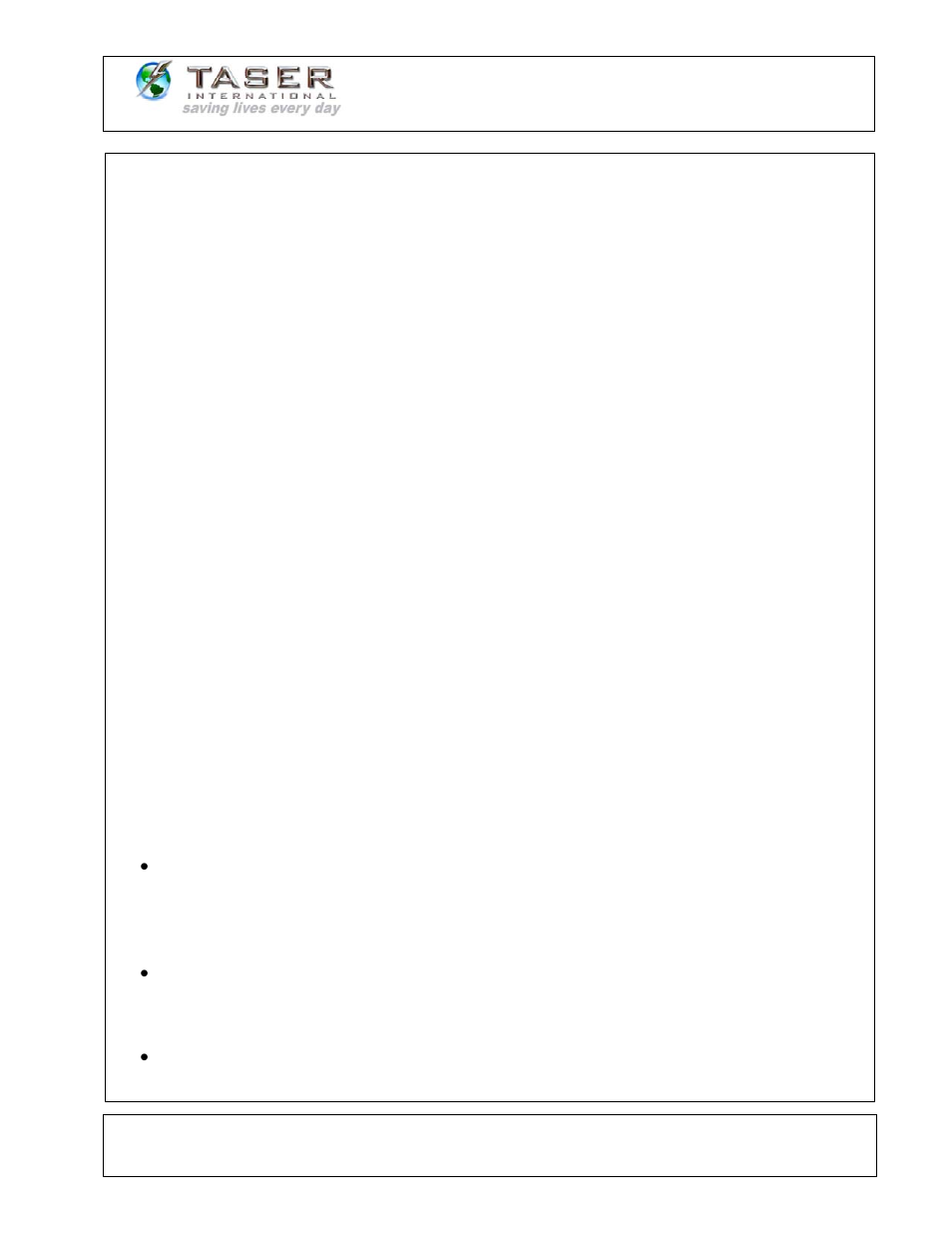 Taser cam user manual | Taser IT-INST-TC-001 User Manual | Page 4 / 37