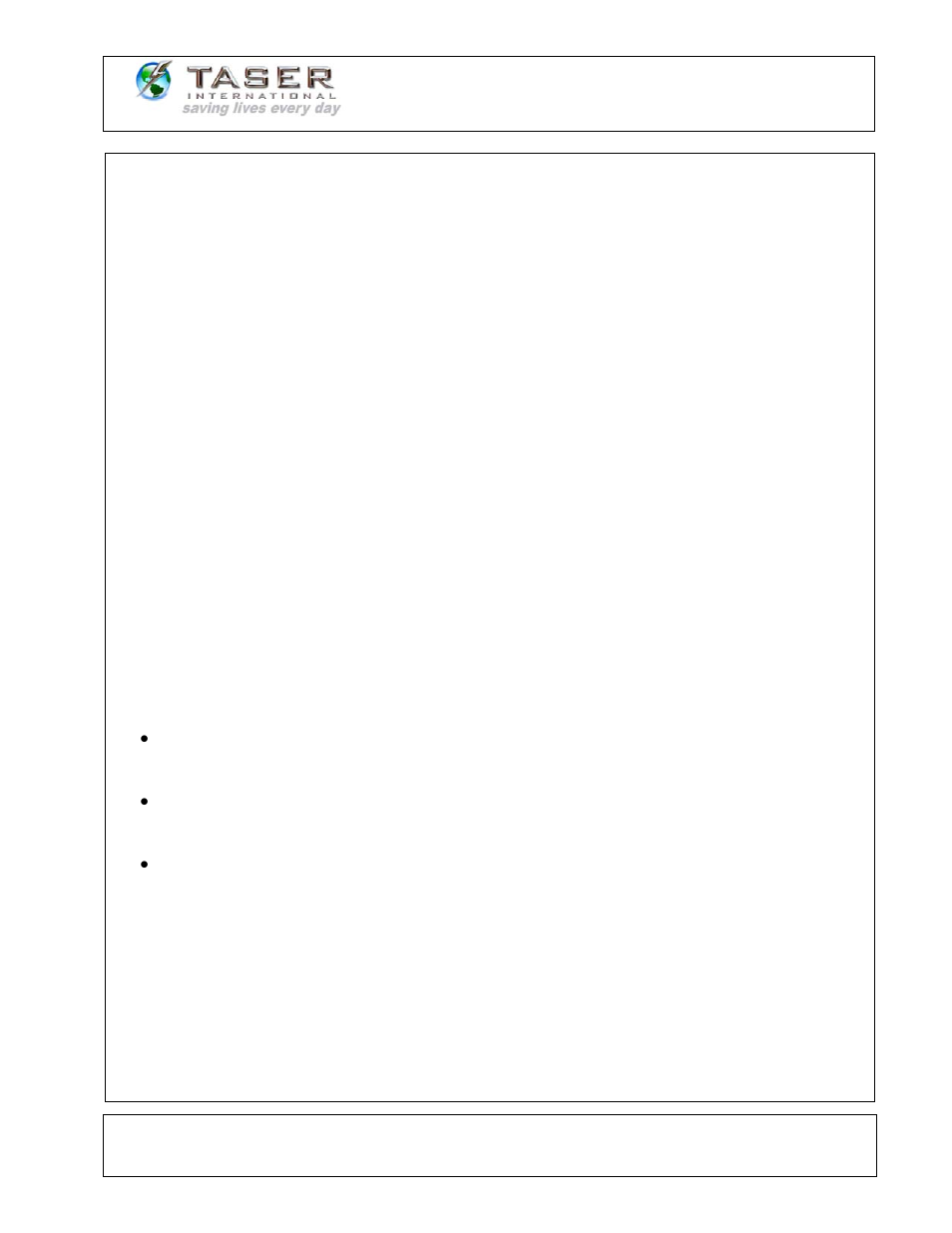 Taser cam user manual | Taser IT-INST-TC-001 User Manual | Page 6 / 37