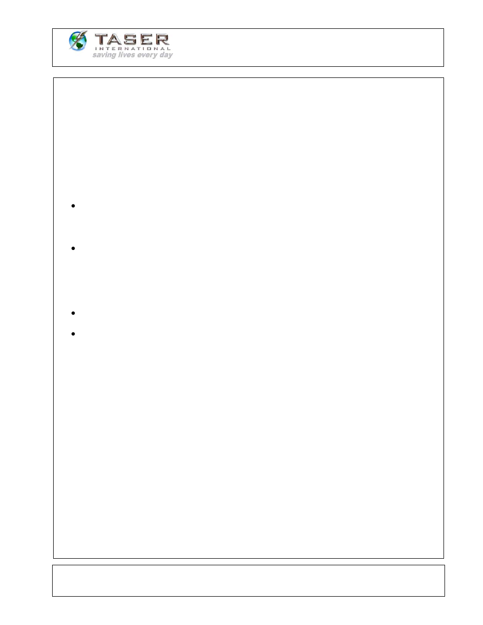 Taser cam user manual | Taser IT-INST-TC-001 User Manual | Page 8 / 37