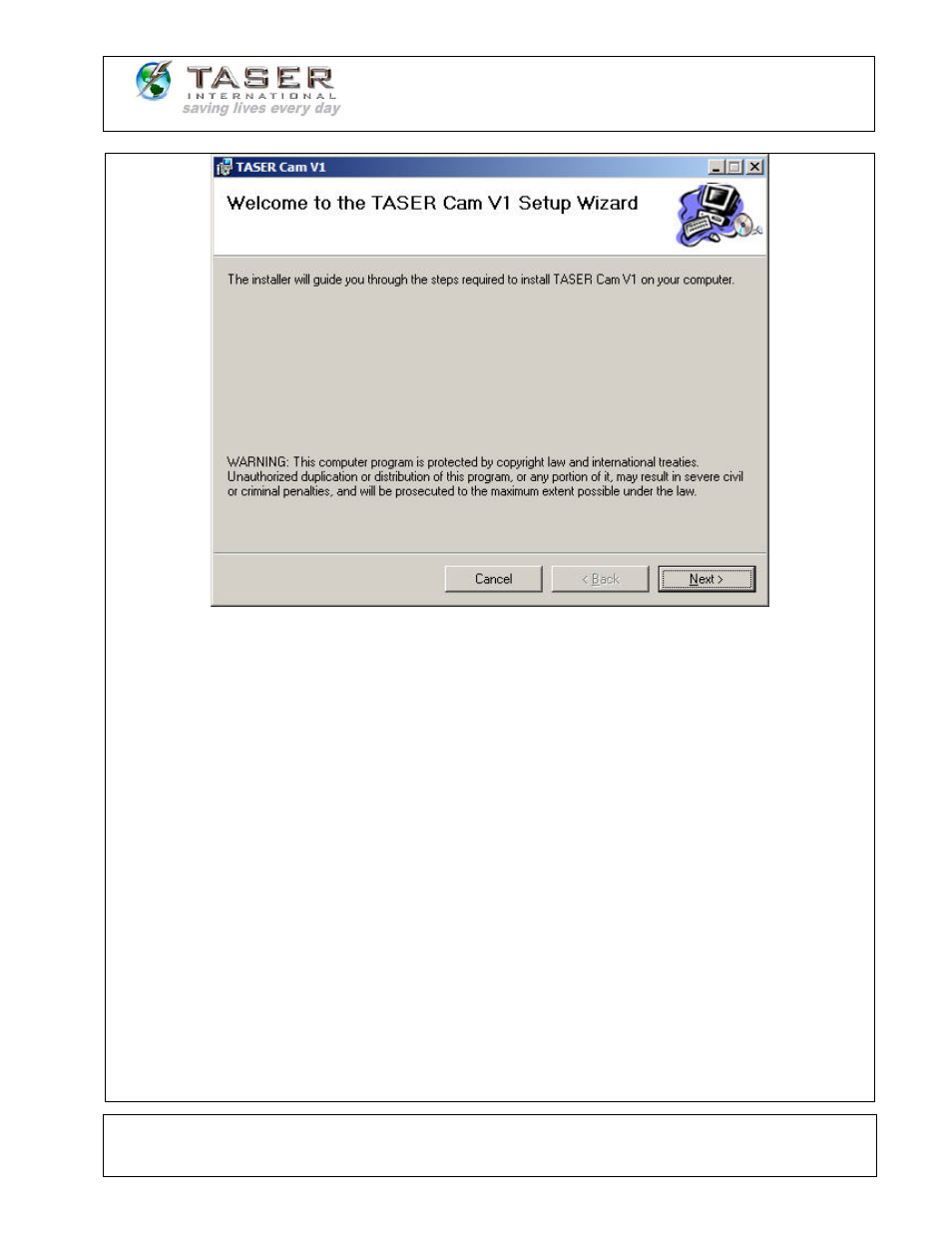 Taser cam user manual | Taser IT-INST-TC-001 User Manual | Page 9 / 37