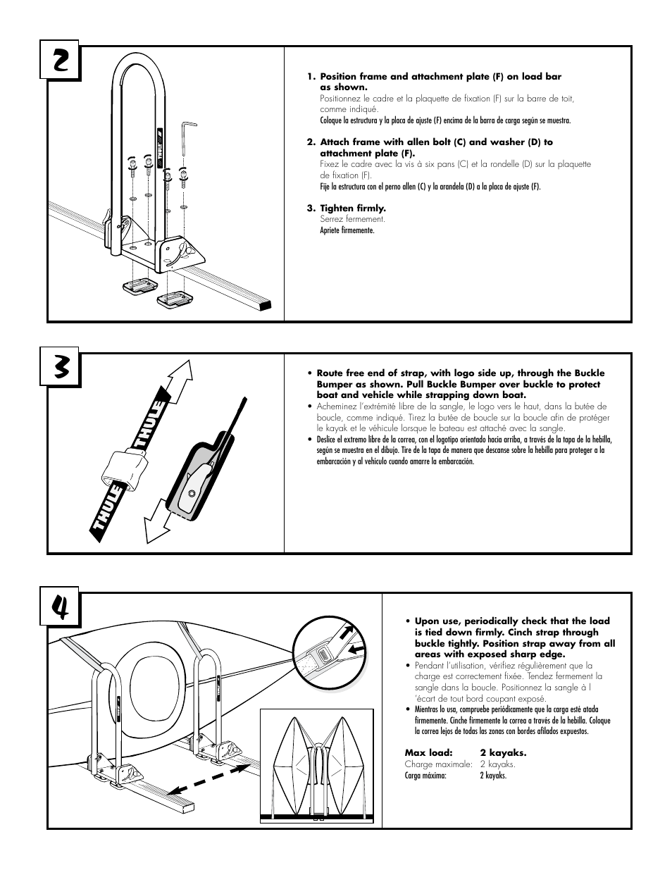 Thule 520 User Manual | Page 2 / 4