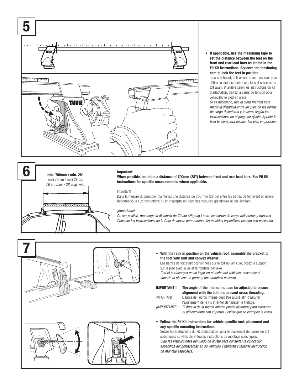 Thule 400XT User Manual | Page 3 / 6