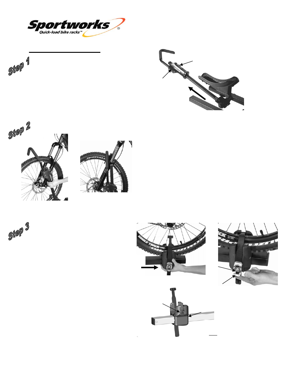 Transport t2, Loading your bicycle | Thule Transport T2 User Manual | Page 4 / 12