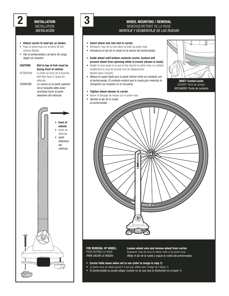 Thule WHEEL-ON 593 User Manual | Page 2 / 3