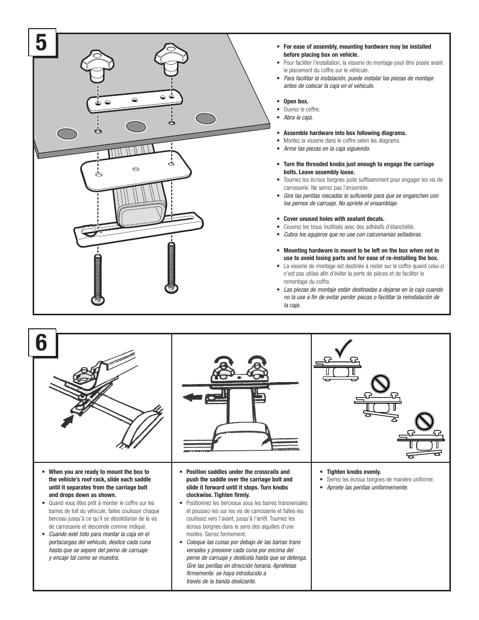 Thule Time Travel Series 668TT User Manual | Page 3 / 7