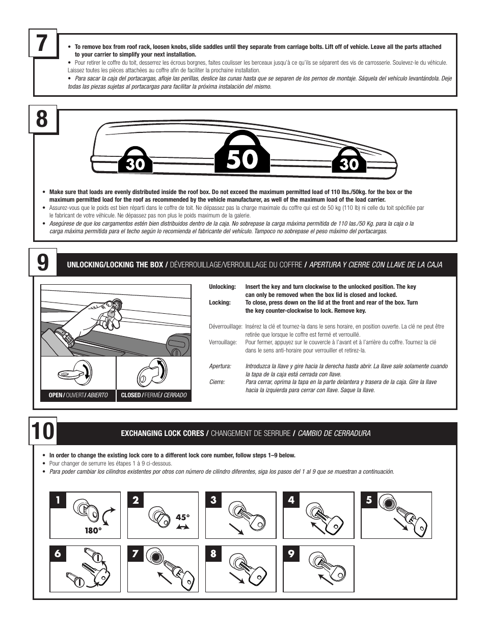 Thule Time Travel Series 668TT User Manual | Page 4 / 7