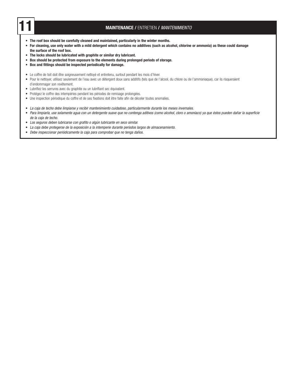 Thule Time Travel Series 668TT User Manual | Page 5 / 7