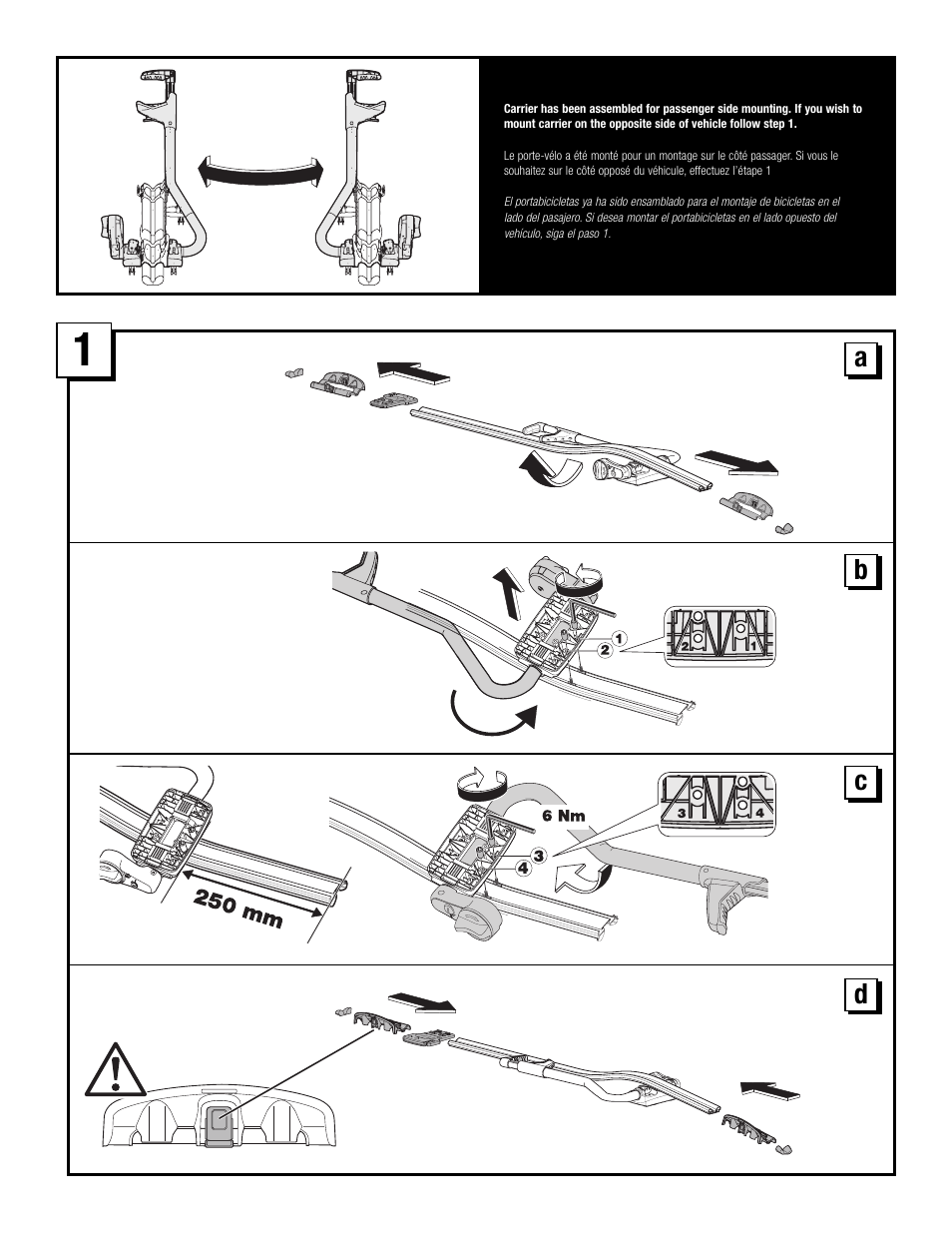 Ab d c | Thule 598 User Manual | Page 2 / 7
