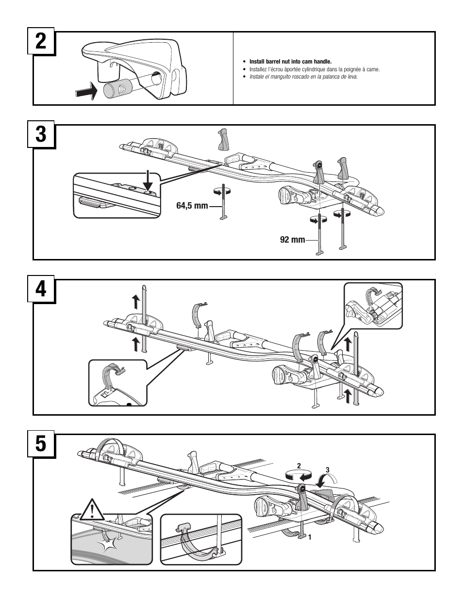 Thule 598 User Manual | Page 3 / 7
