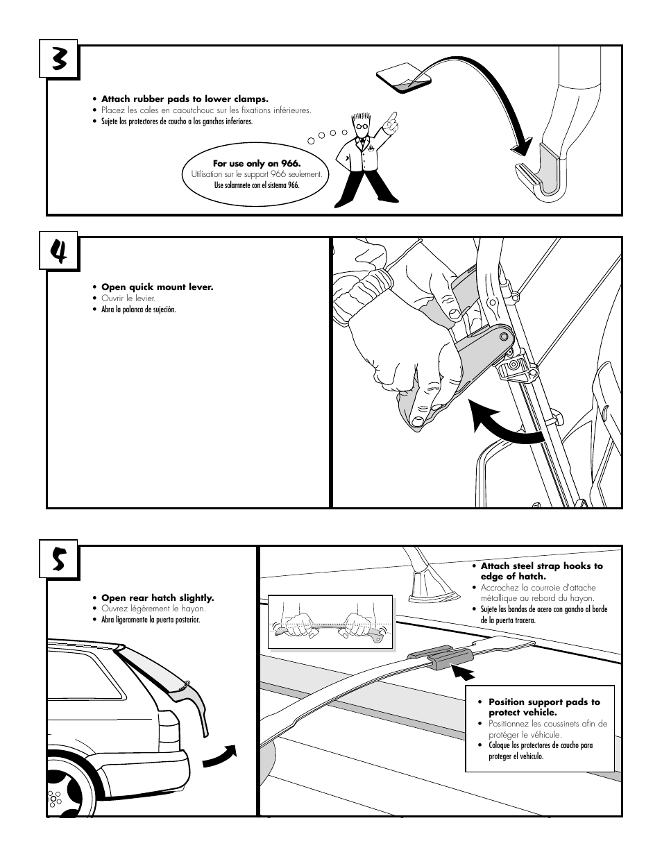 Thule BACKPACKTM 966 User Manual | Page 3 / 6