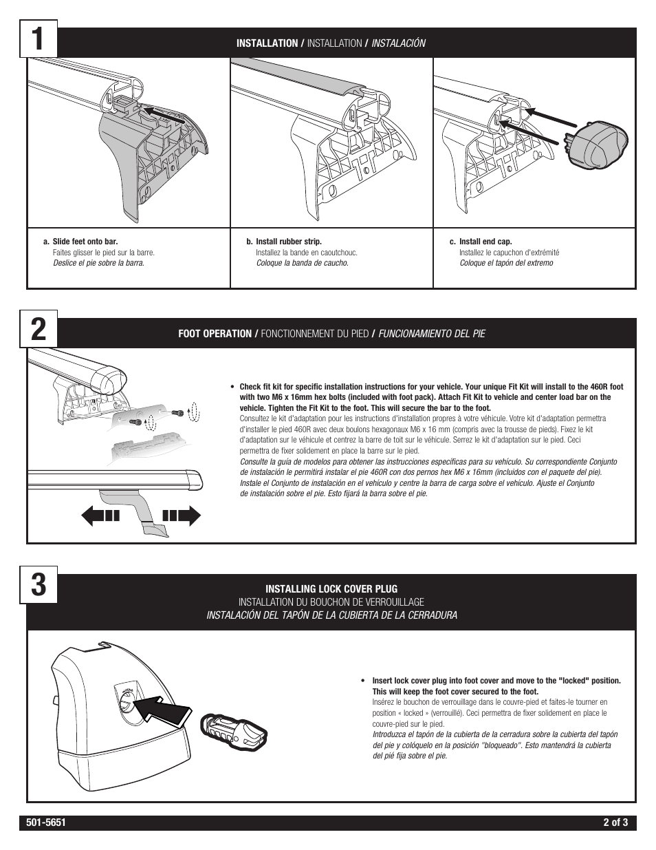 Thule 460R User Manual | Page 2 / 5