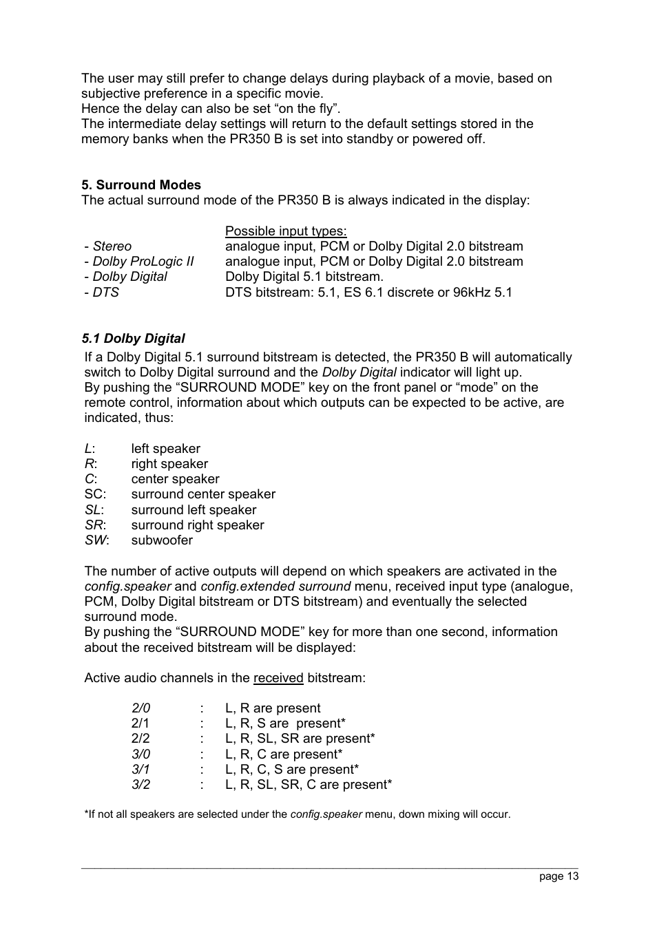 Thule PR350 B V350 User Manual | Page 13 / 26