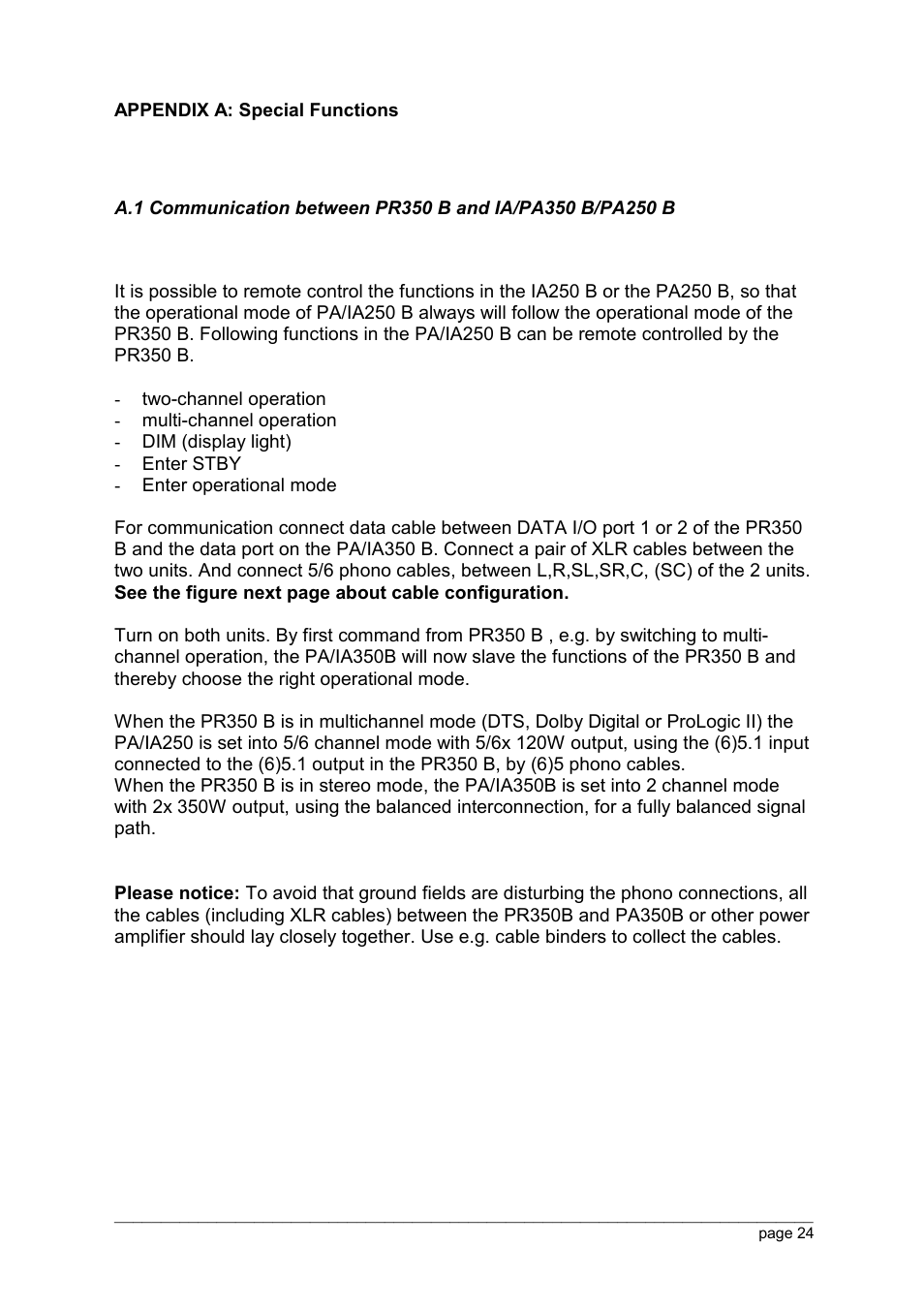 Thule PR350 B V350 User Manual | Page 24 / 26